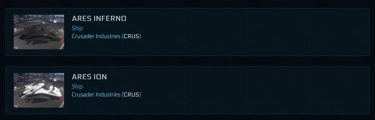 Ares Inferno and Ion